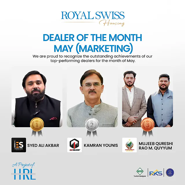 Royal Swiss Housing dealer of the month for marketing in May 2026