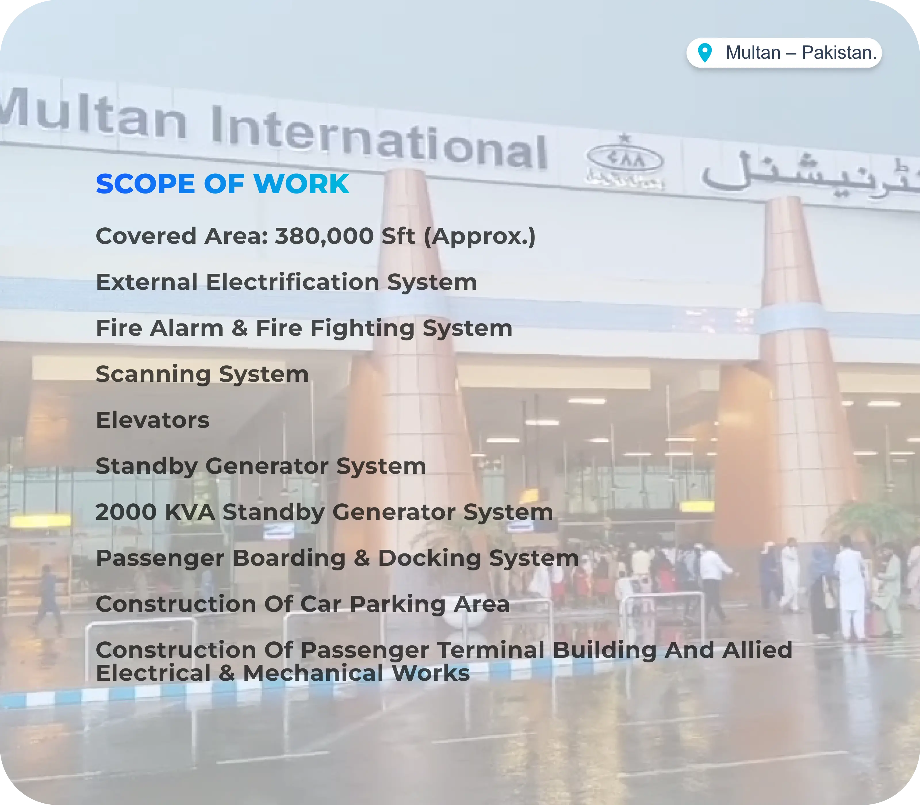 Airports and Aviation Project 1 details