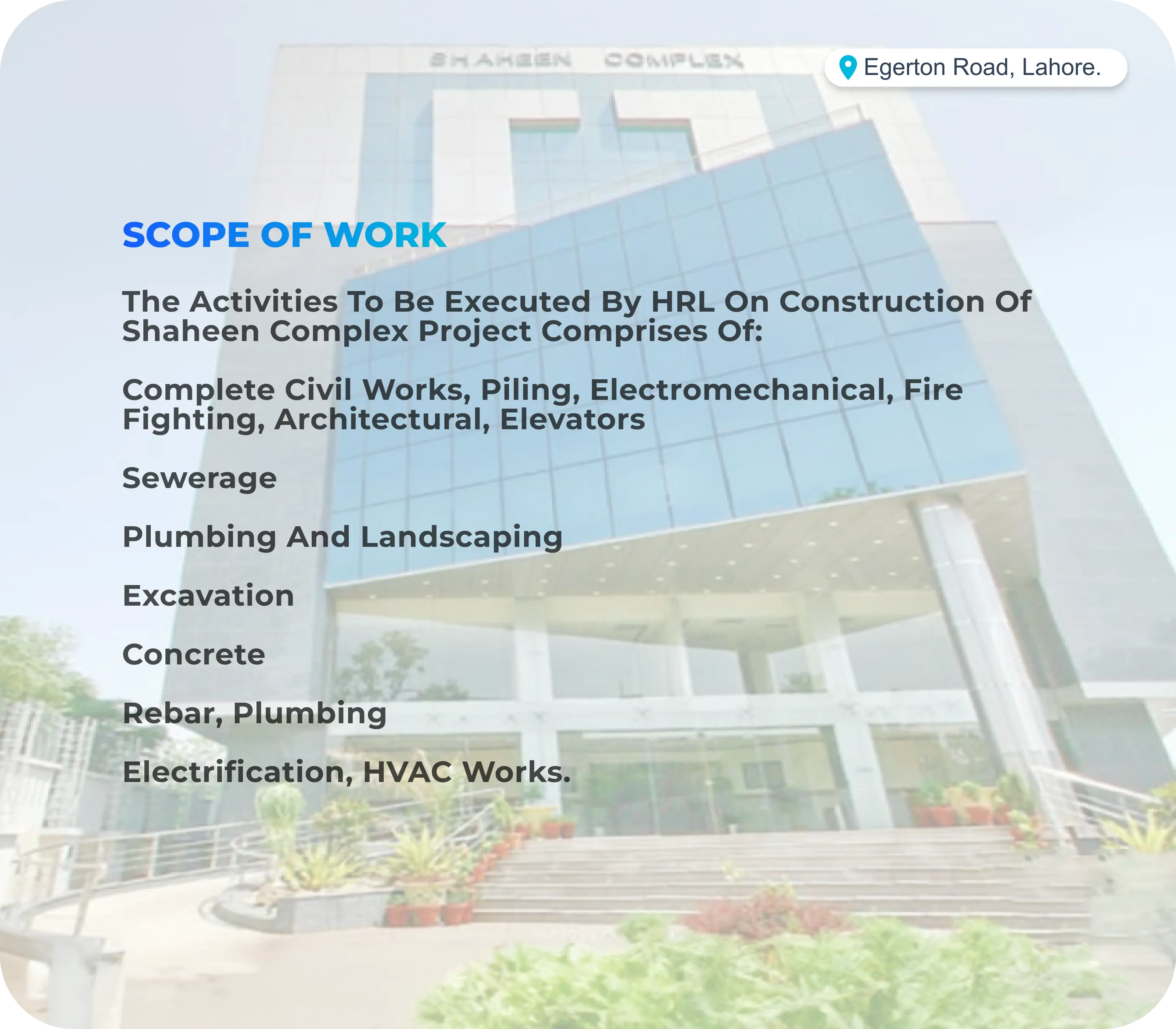 Buildings Project 12 details