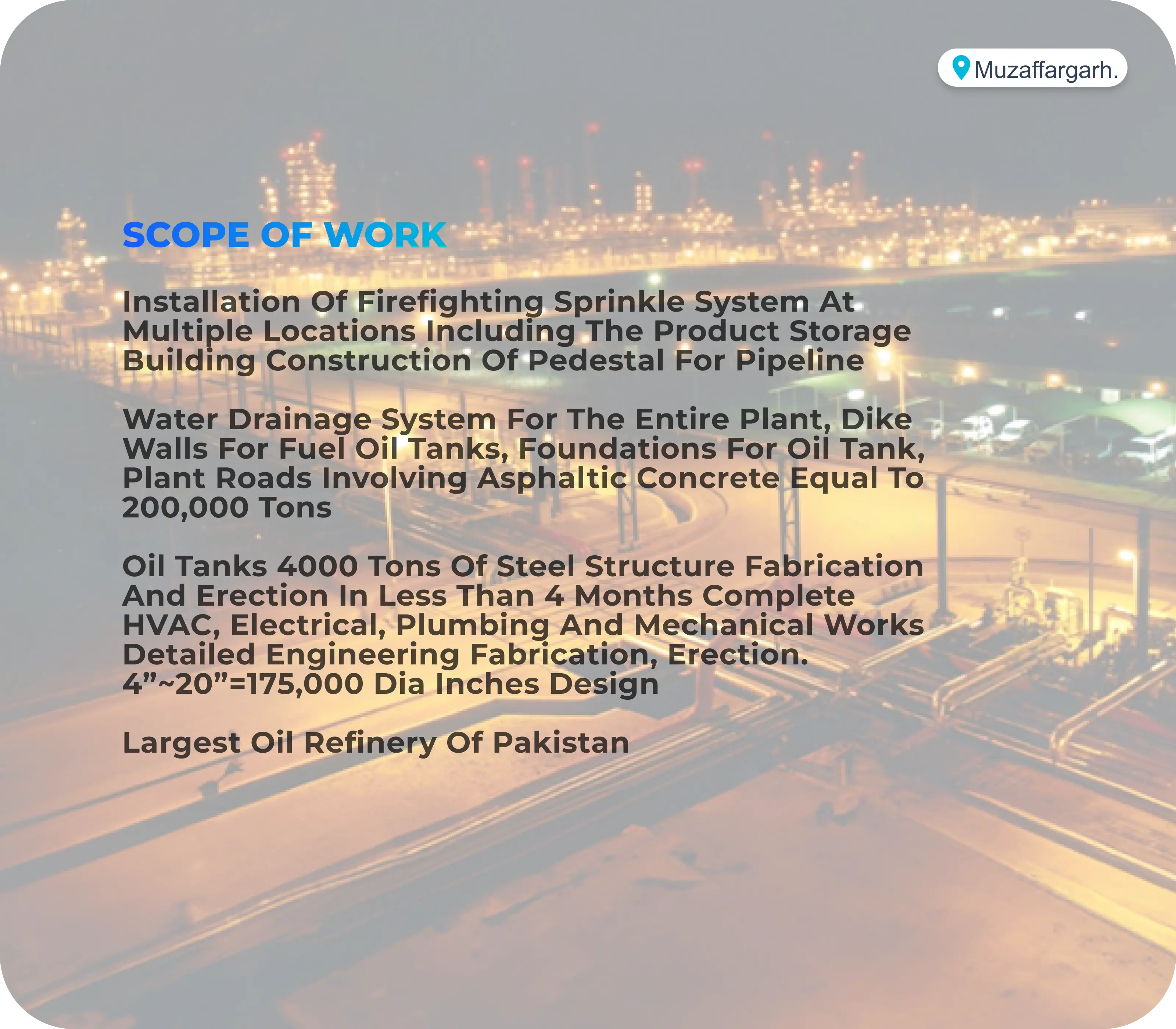 Chemicals & Petrochemicals Project 1 details