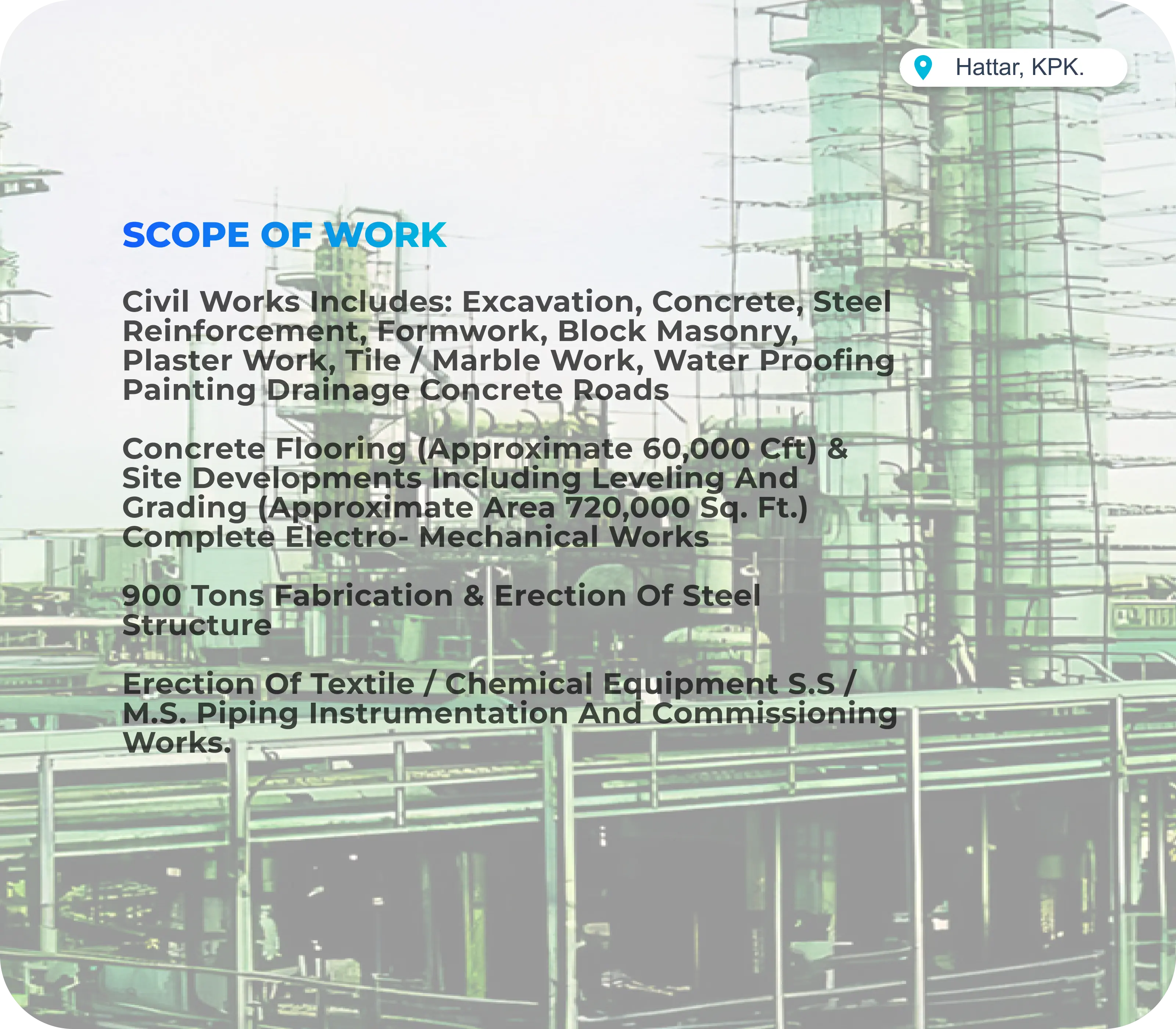 Chemicals & Petrochemicals Project 4 details