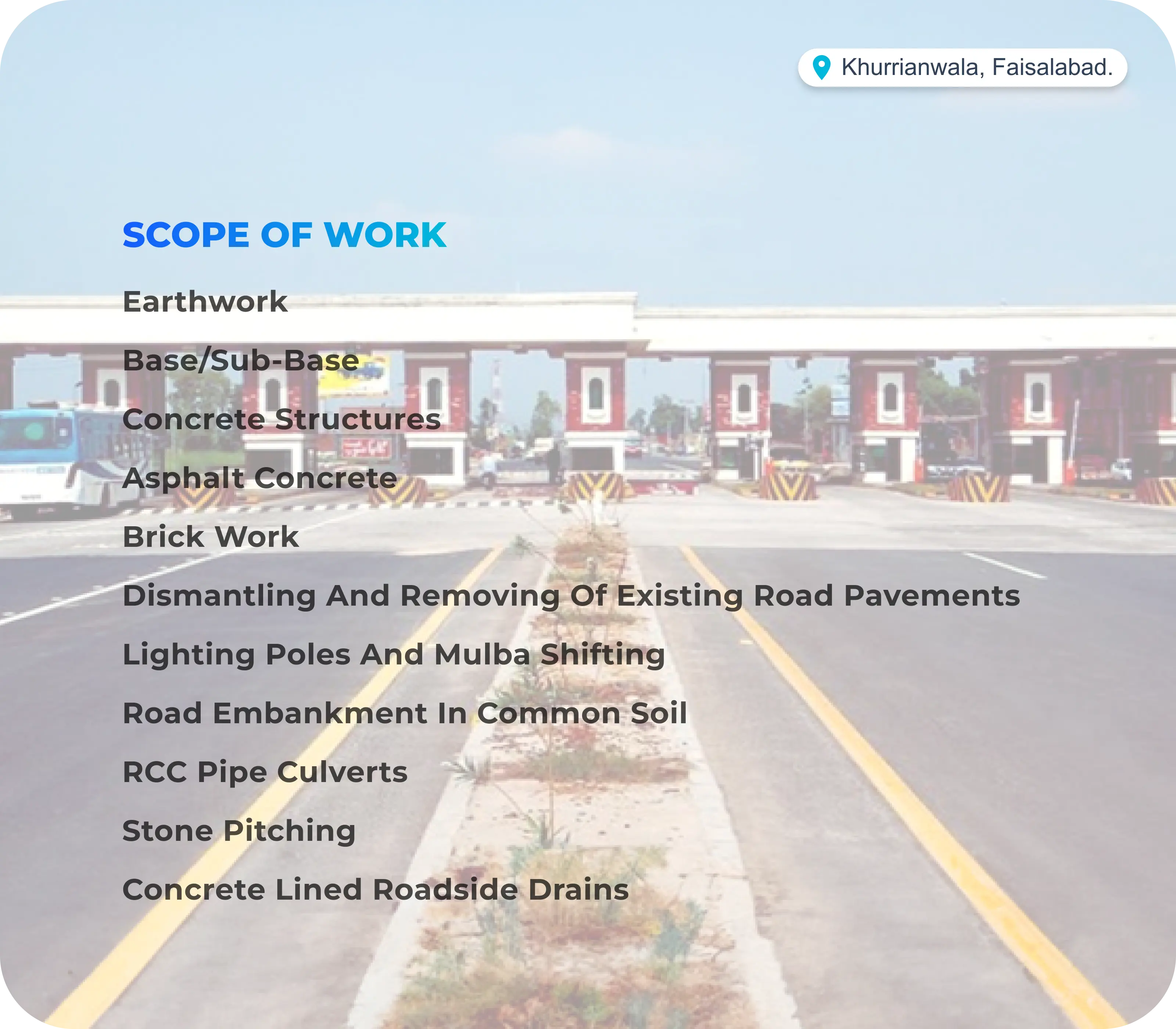 Roads & Highways Project 3 details