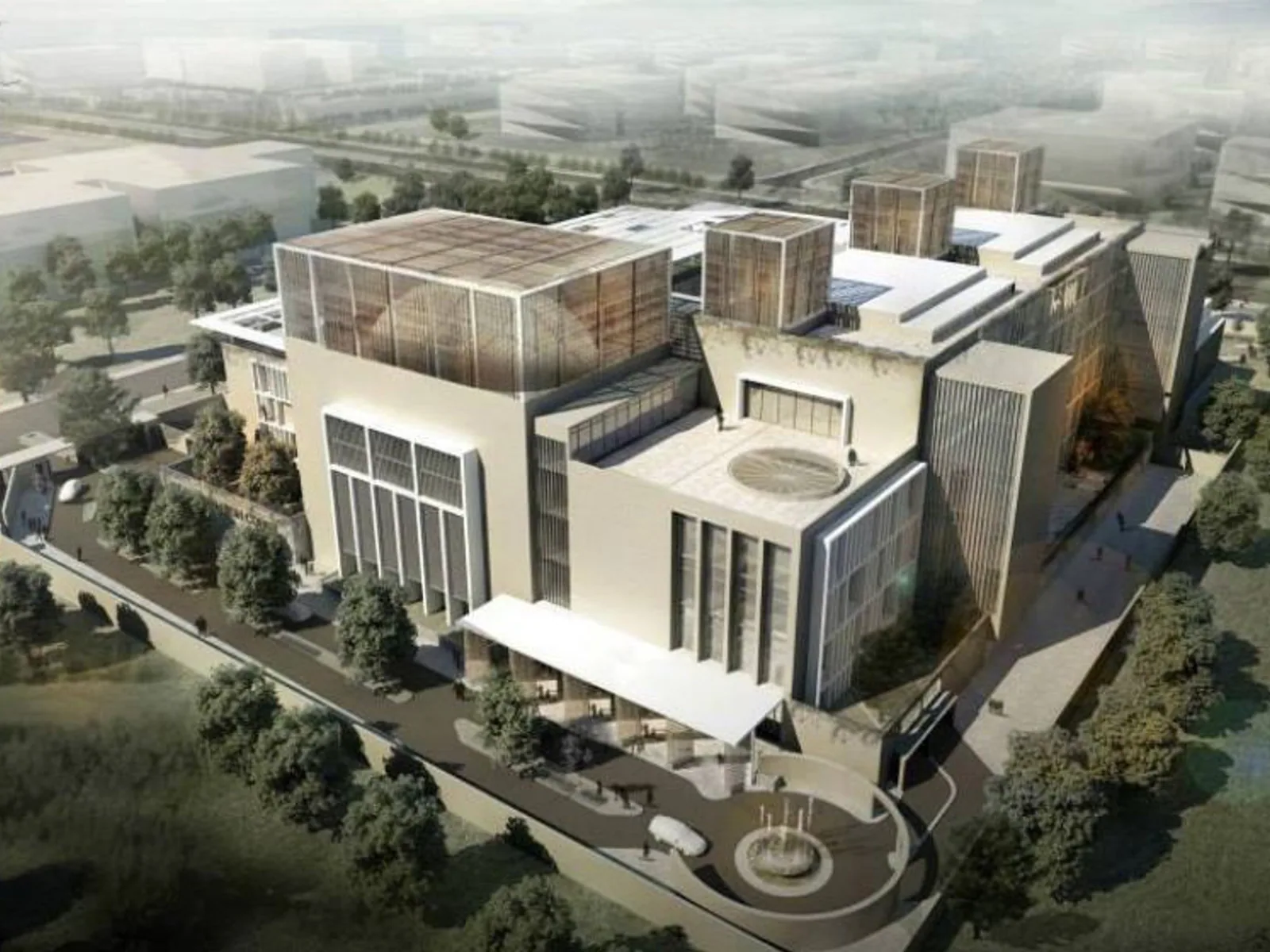 Construction of Islamabad High Court Building by Habib Rafiq (Pvt.) Ltd.