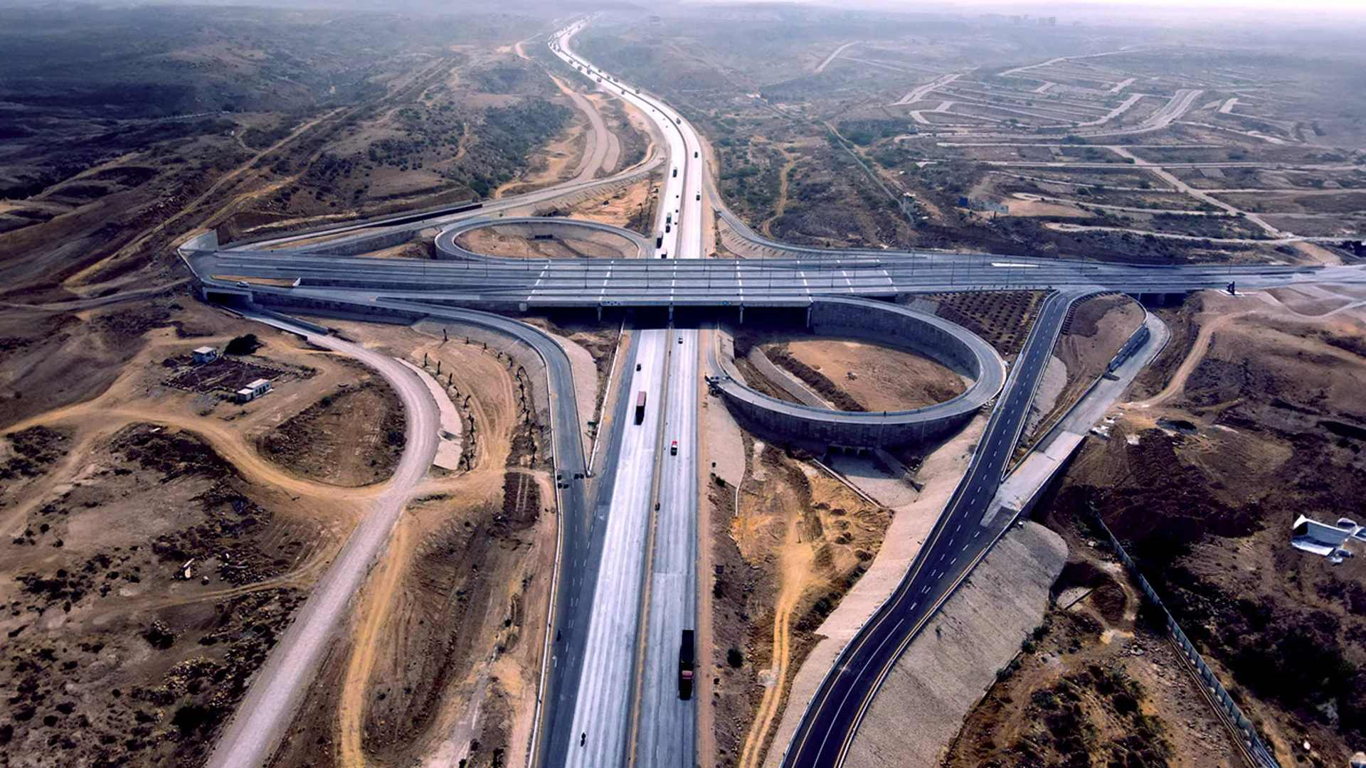 Construction of Interchange, Overlay and Extension of Super Highway to Motorway (M-9), a Roads & Highways project by Habib Rafiq (Pvt.) Ltd.